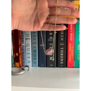 Kendra Scott Elisa Gold & Purple Pendant Necklace